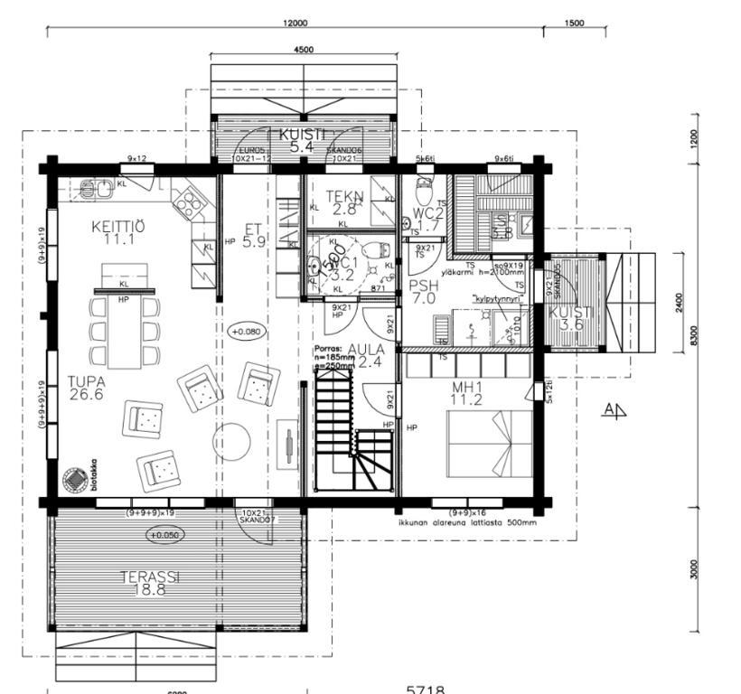 Kultainen Kaava Cottages Padasjoki Szoba fotó